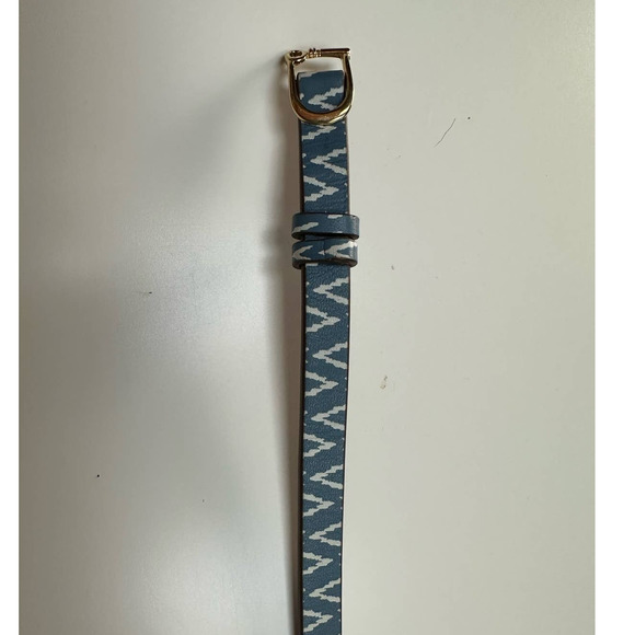Keep Collective Blue pattern/Saddle leather bracelet - Picture 2 of 4